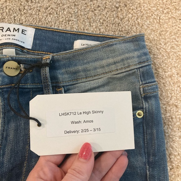 NWT Frame sz 27 (fits like 26) Le High Skinny jeans - Picture 5 of 6